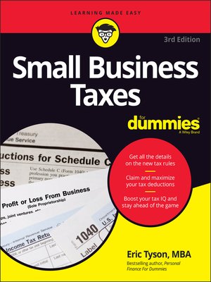 cover image of Small Business Taxes For Dummies